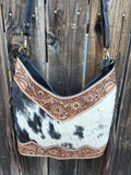 Merbaa Jenesa Tooled Crossbody Bag