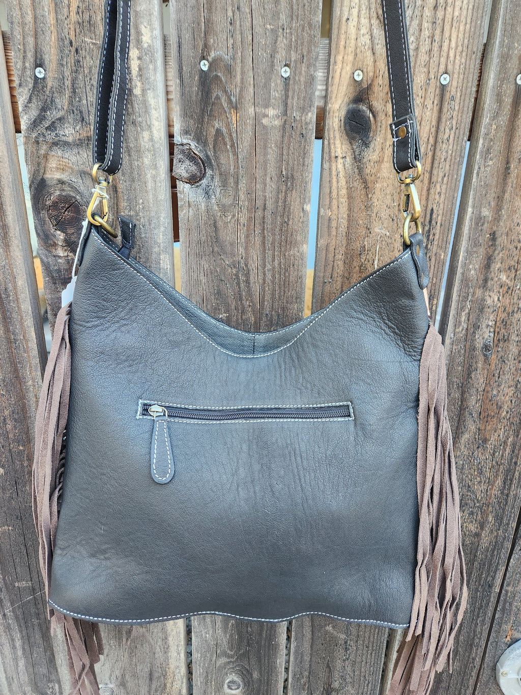 Merbaa Jenesa Tooled Crossbody Bag