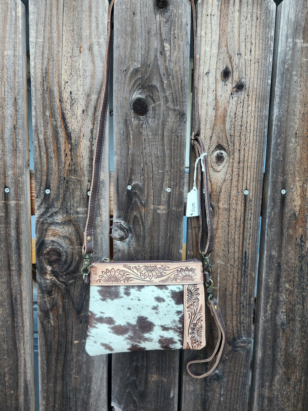 Merbaa L Tooled Clara Side Bag – Hand-Tooled Leather Crossbody