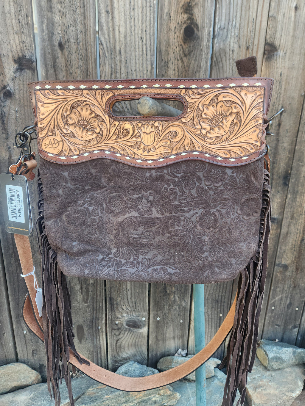 American Darling Clutch Genuine Western Leather Women Bag