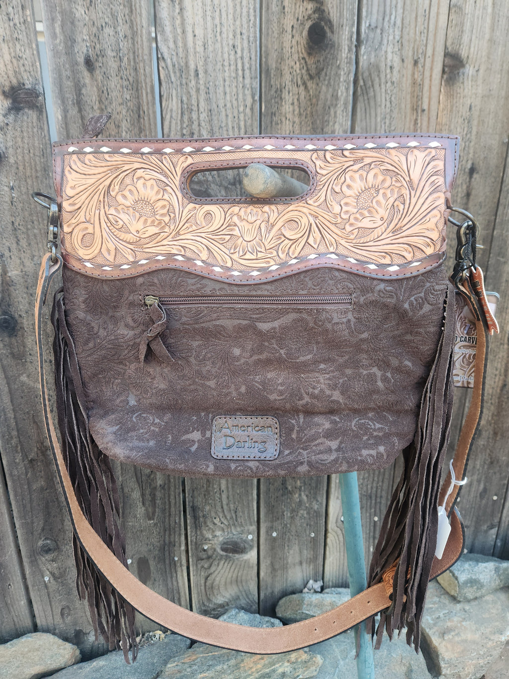 American Darling Clutch Genuine Western Leather Women Bag