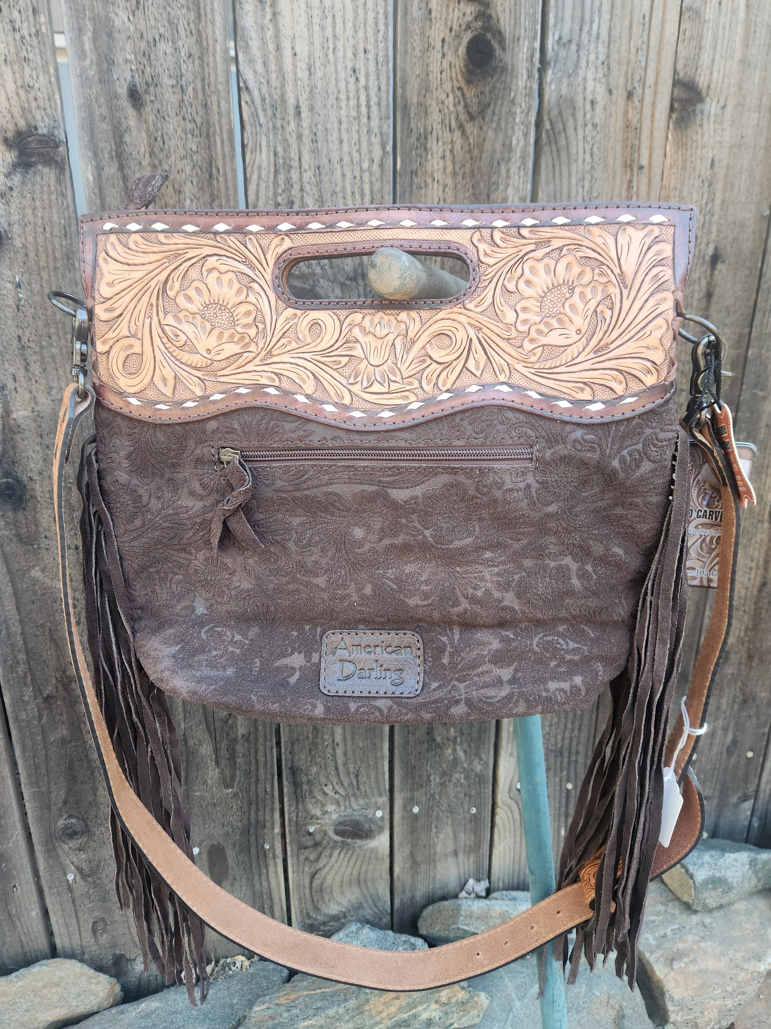American Darling Clutch Genuine Western Leather Women Bag