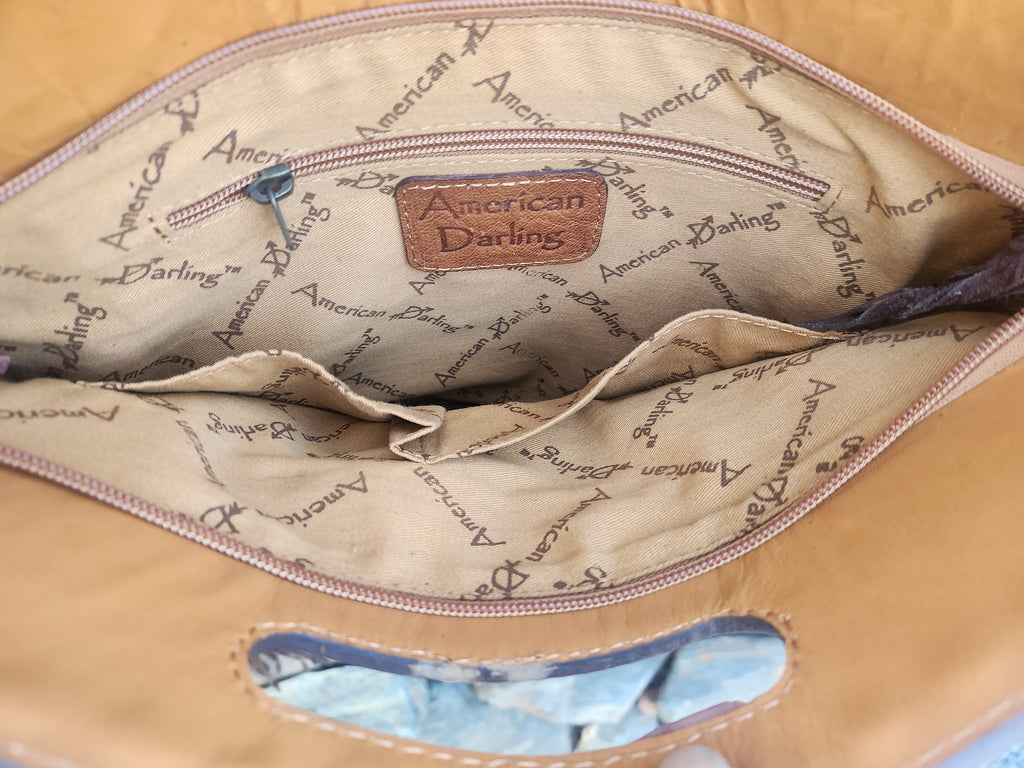 American Darling Clutch Genuine Western Leather Women Bag