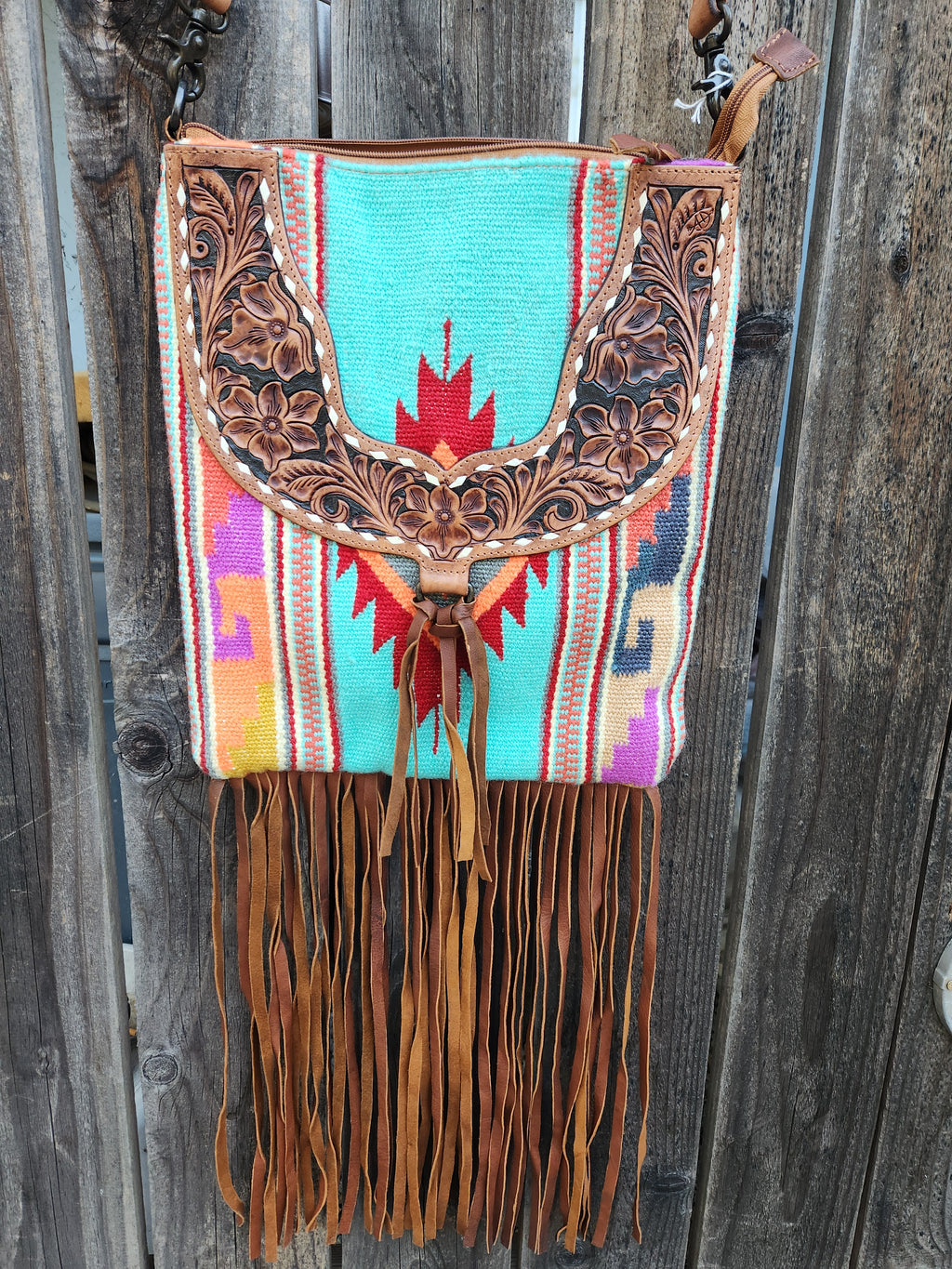 Chaps Genuine Western Leather Women Bag