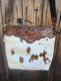 Merbaa Amanda Tooled Crossbody Bag