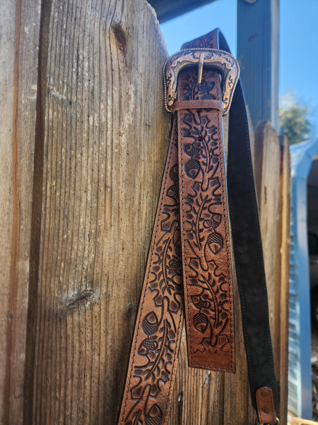 Merbaa Amanda Tooled Crossbody Bag
