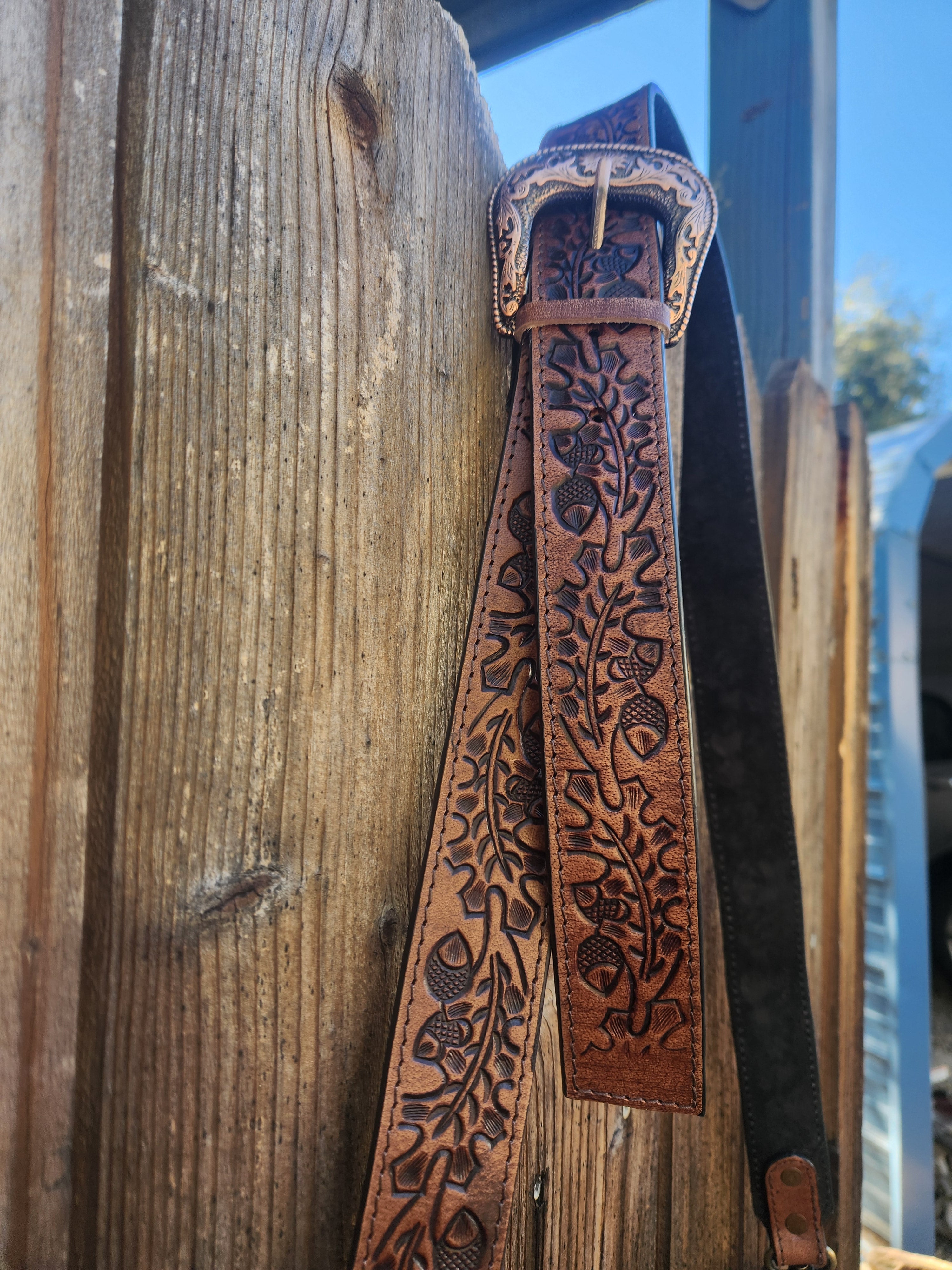 Merbaa Amanda Tooled Crossbody Bag