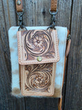 Merbaa Oscar Handtooled Crossbody Mobile Bag $30