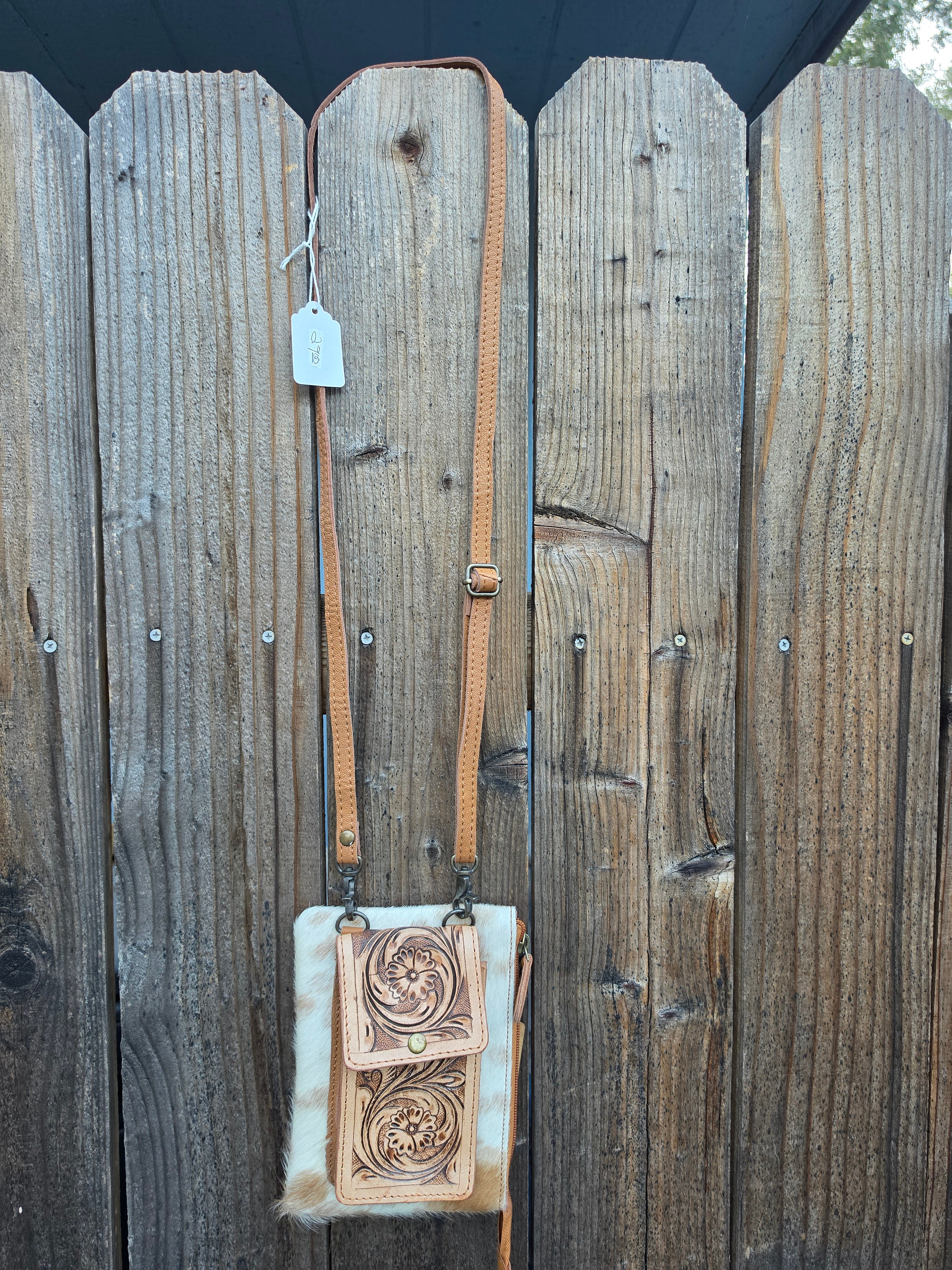 Merbaa Oscar Handtooled Crossbody Mobile Bag $30