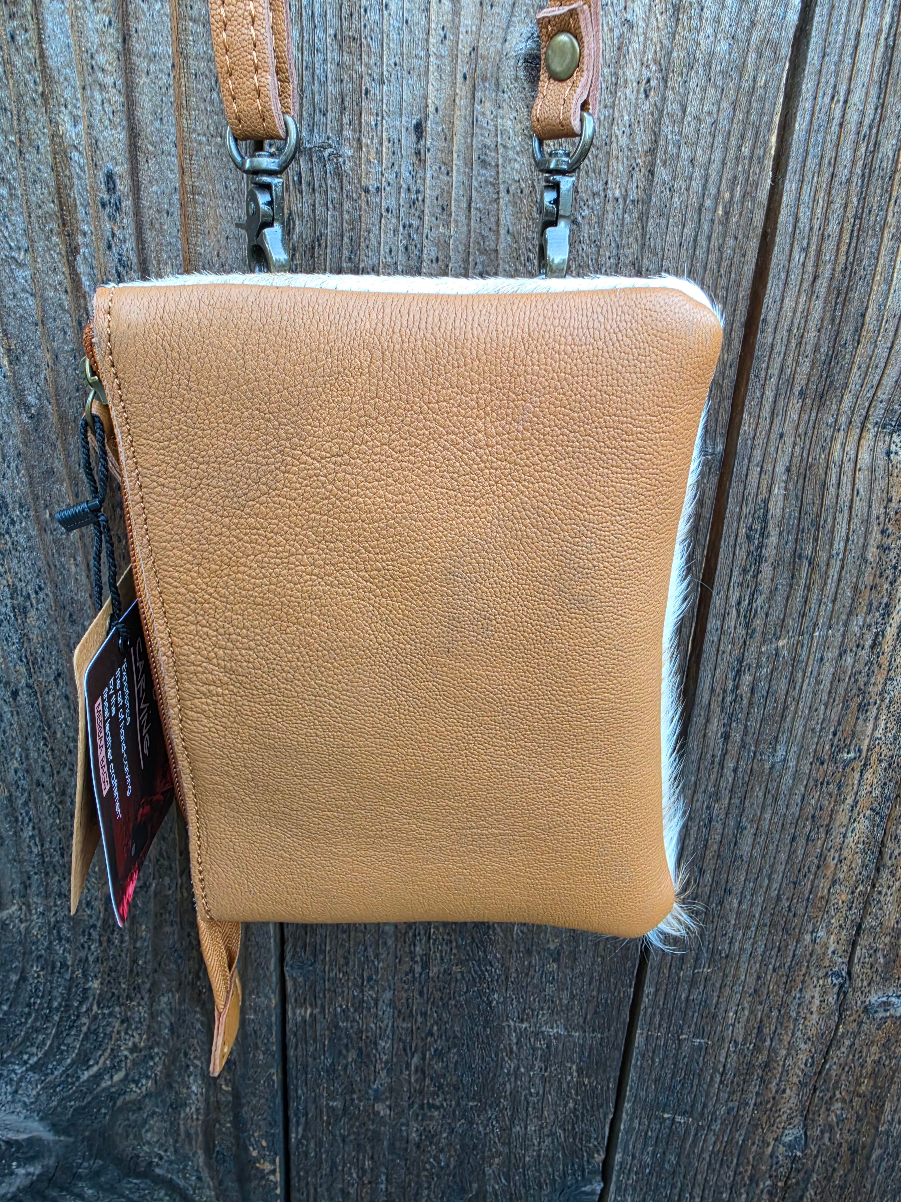 Merbaa Oscar Handtooled Crossbody Mobile Bag $30