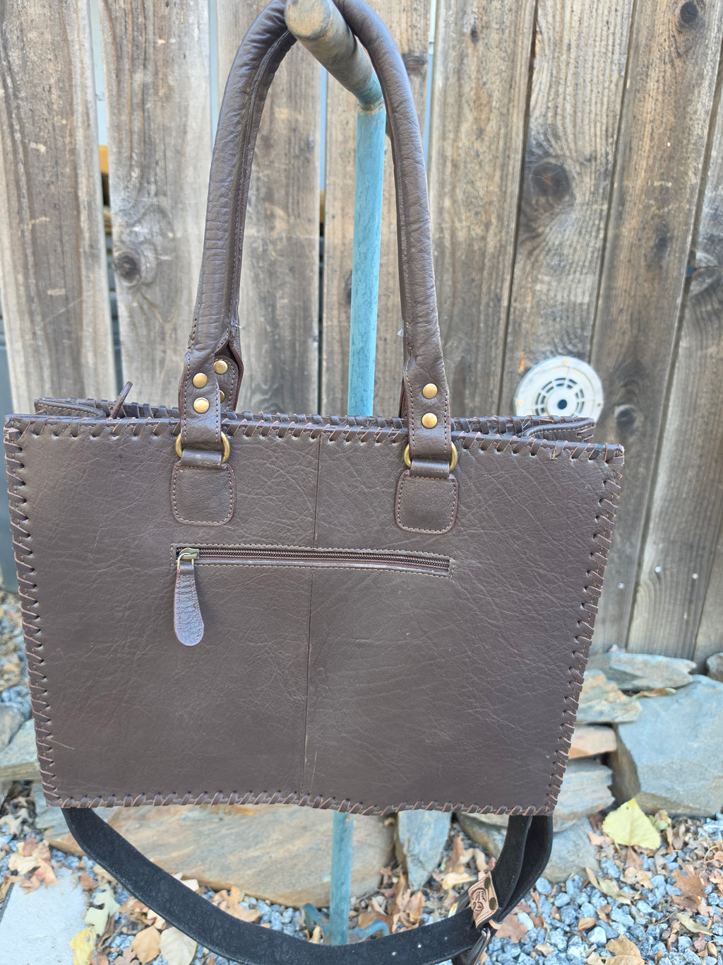 Rustic Trio Weekender Bag – Cowhide Hairon Leather Travel Bag