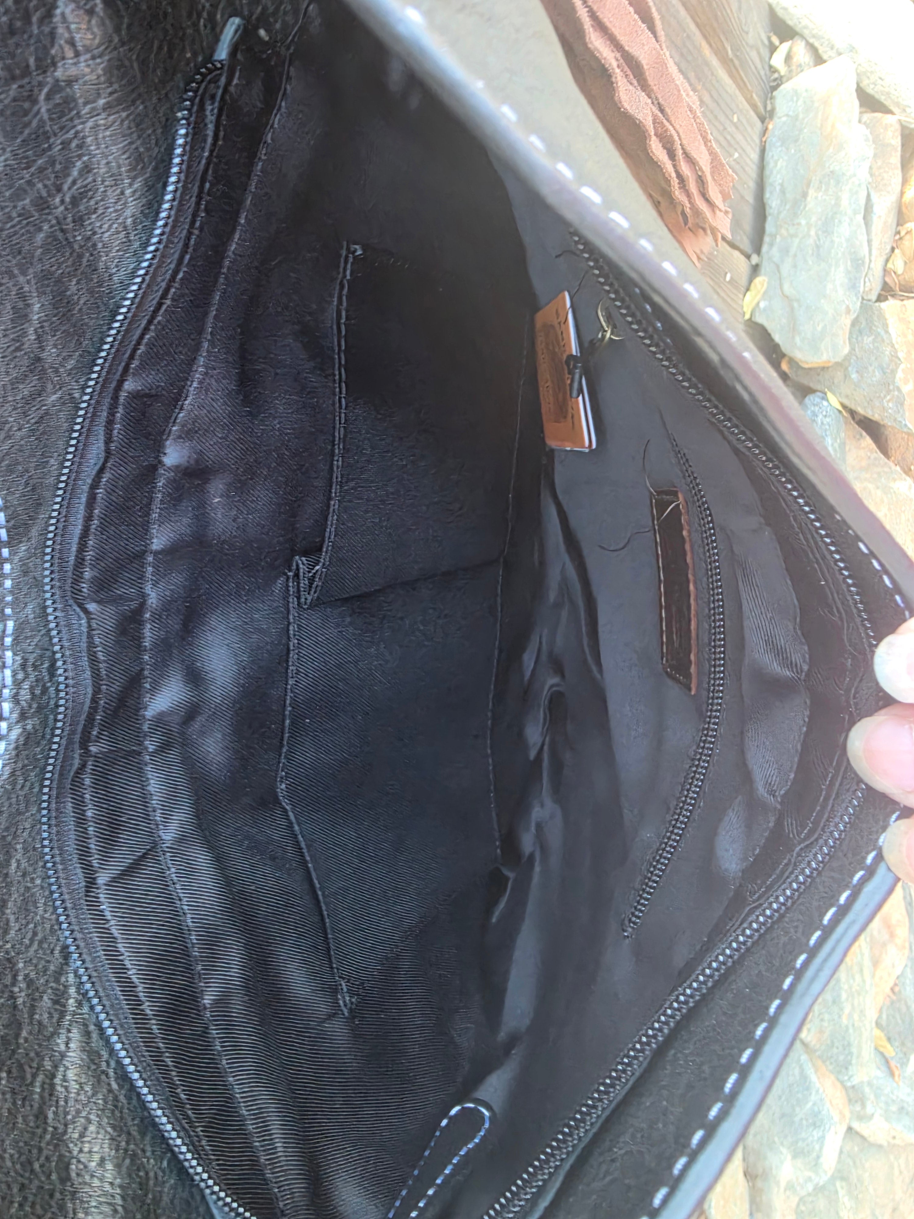Jenesa Tooled Crossbody Bag