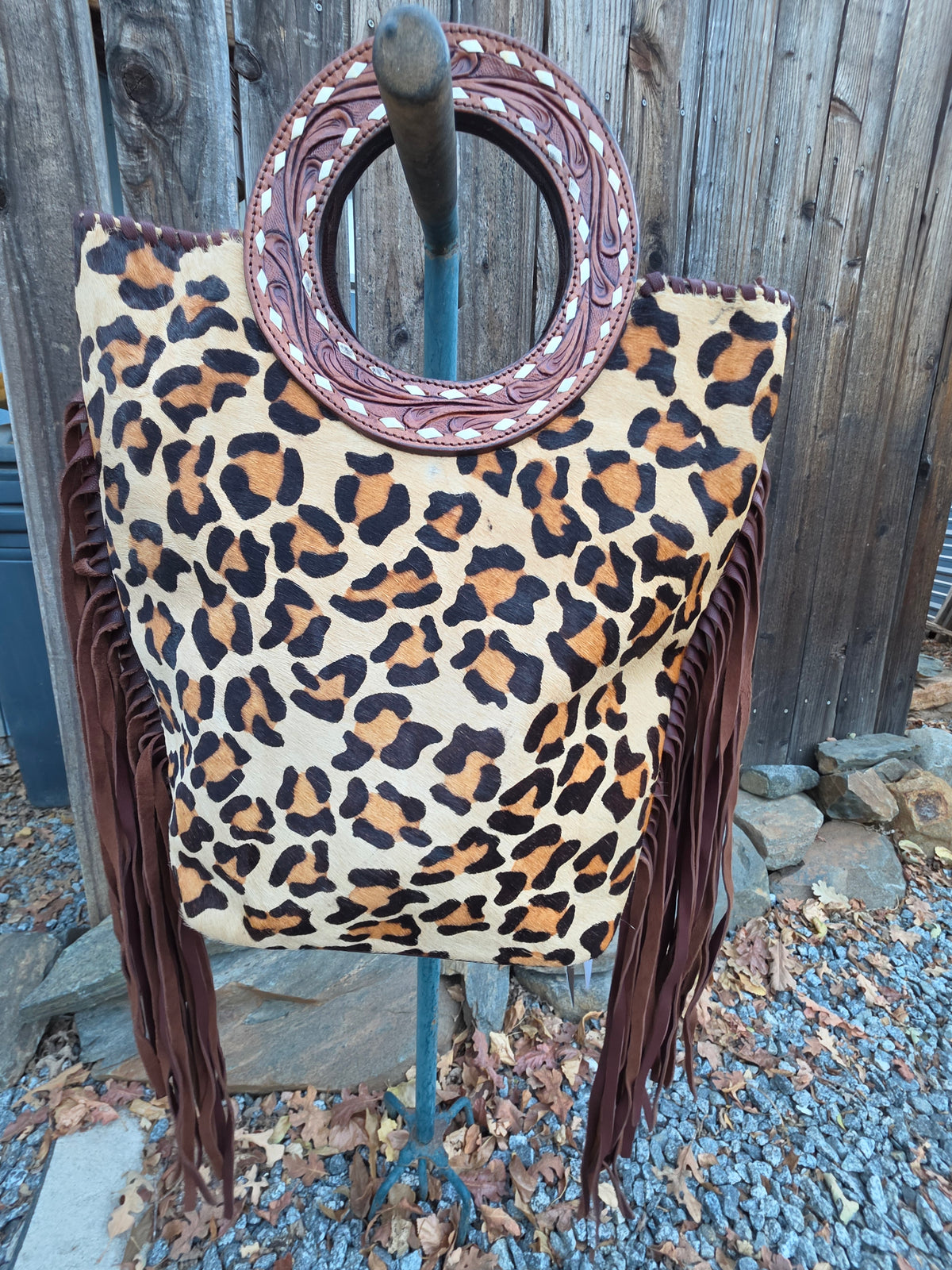 Tote Genuine Western Hairon Leather Women Bag