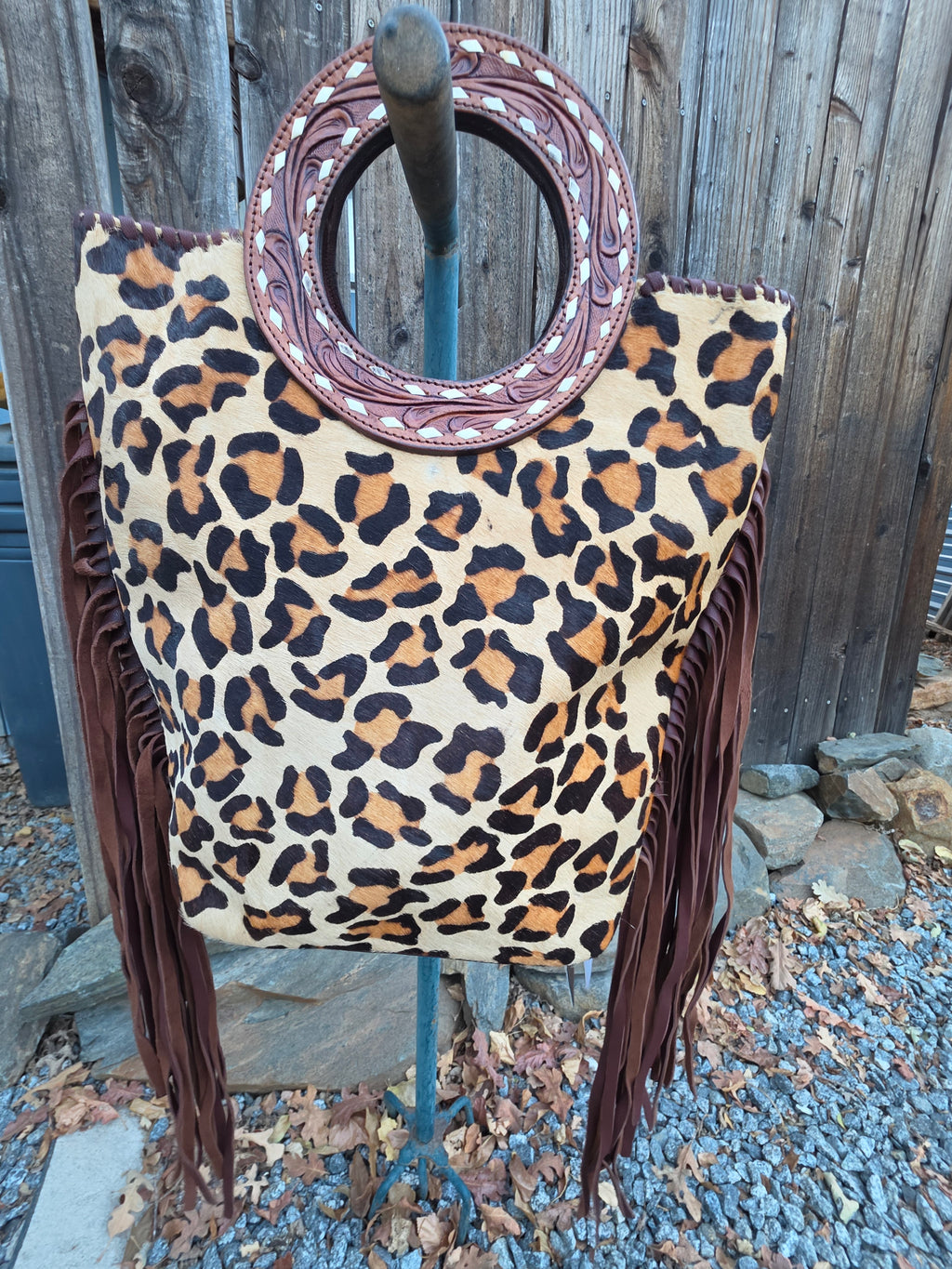 Tote Genuine Western Hairon Leather Women Bag